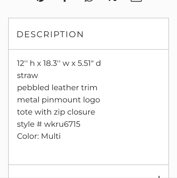 Kate Spade Ash Straw Lemon Zest Tote - Picture 12 of 14